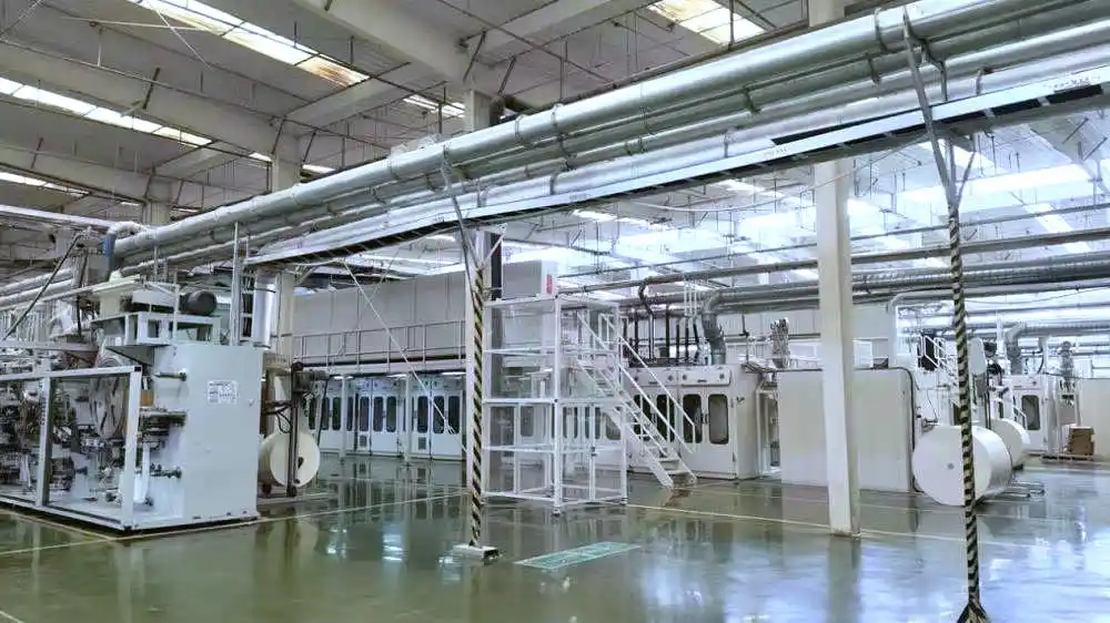 Various Workshops Inside Our Adult Diaper Factory